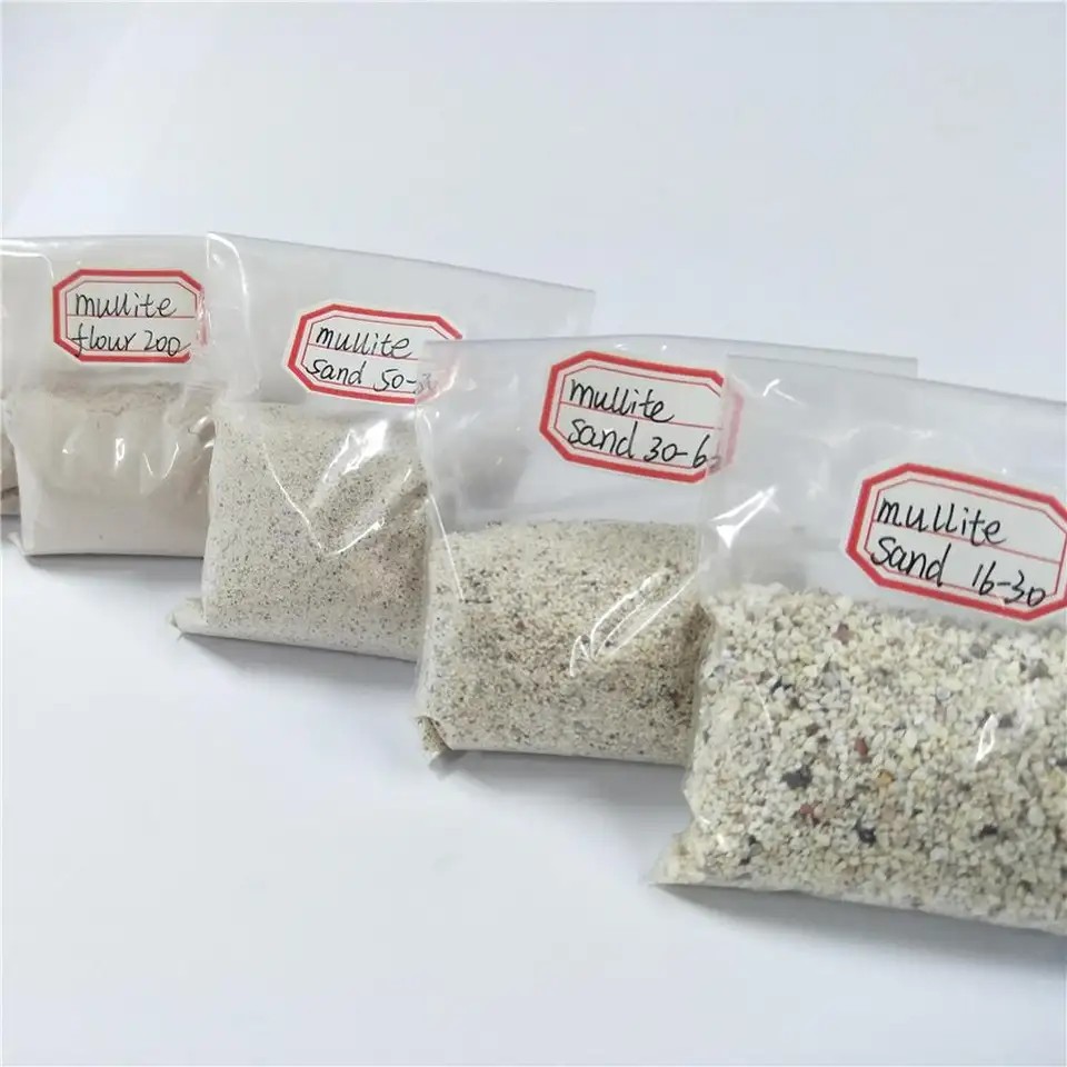Fournisseur d'usine de la Chine Sable de mullite et farine de mullite pour le moulage de précision